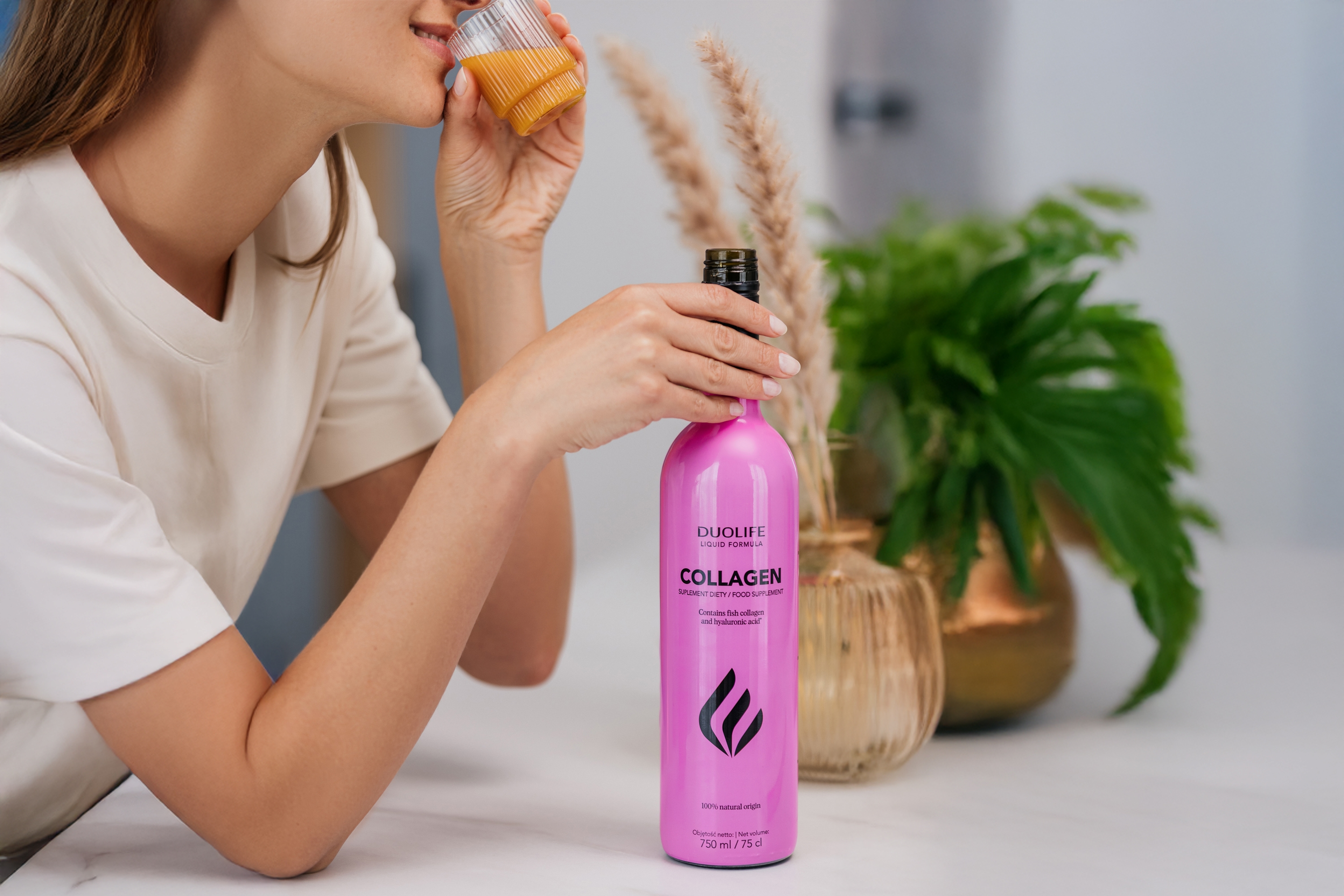woman and Collagen