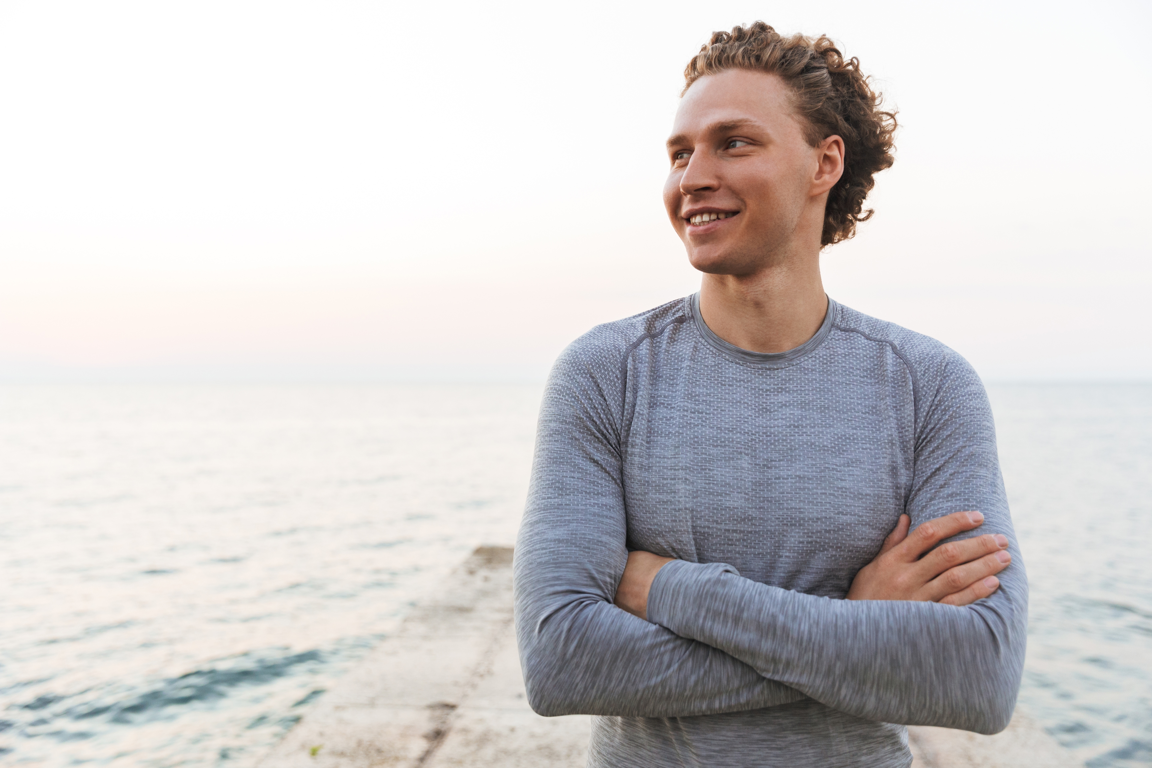 smiling man