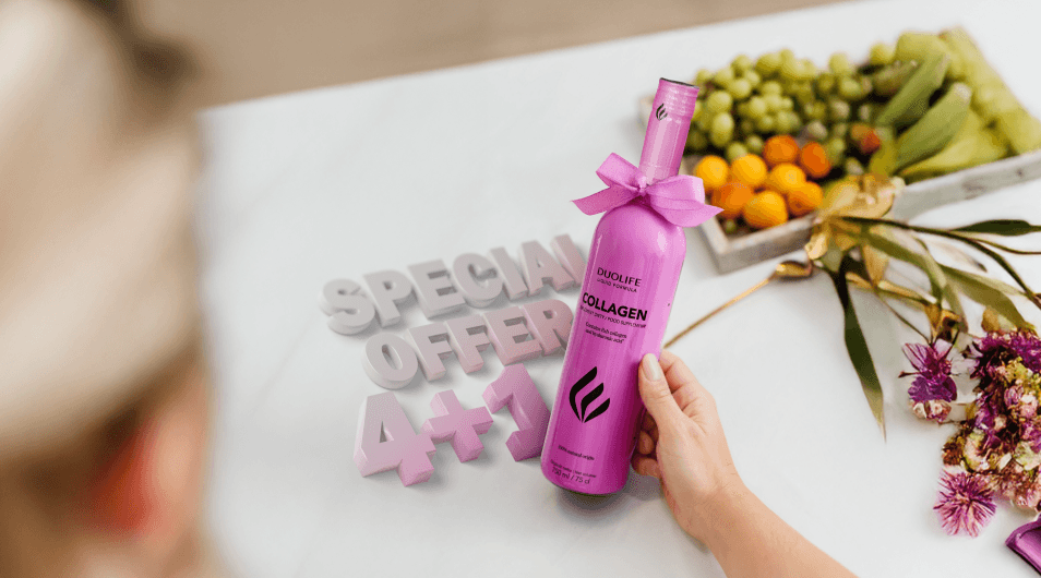 Promoție extraordinară. Cumpărați patru suplimente alimentare DUOLIFE Collagen, iar al cincilea produs îl primiți la prețul de 1 PLN!