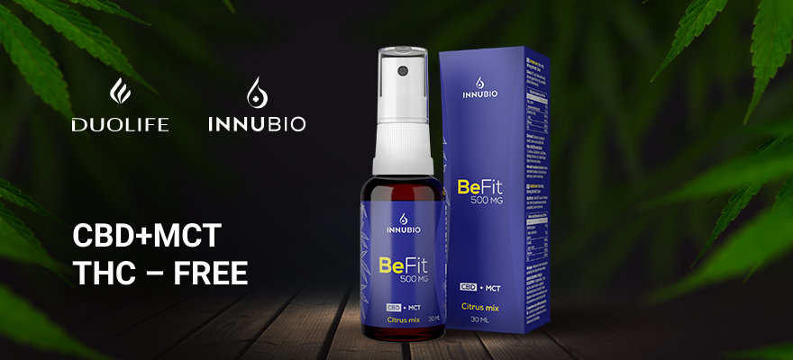 INNUBIO BeFit THC-FREE, 500 mg CBD+MCT 30 ml
